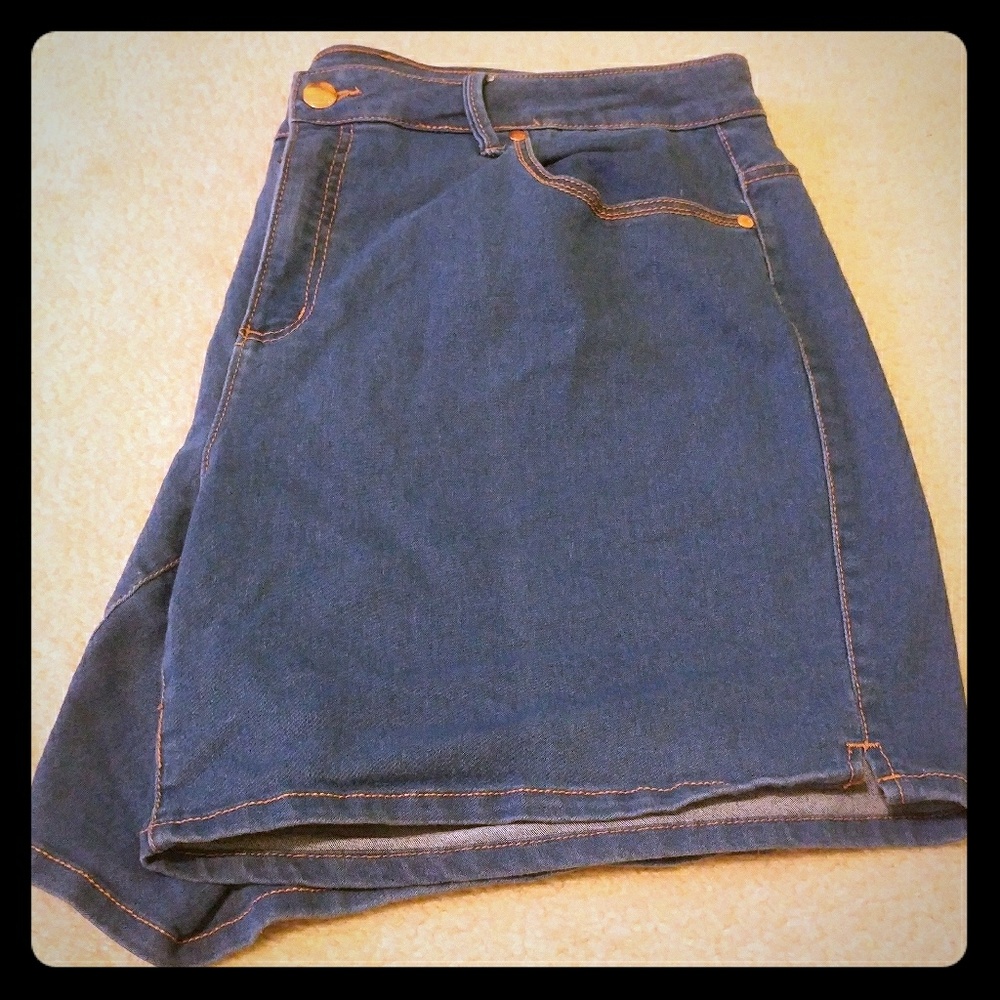 Medium Blue Jean Shorts